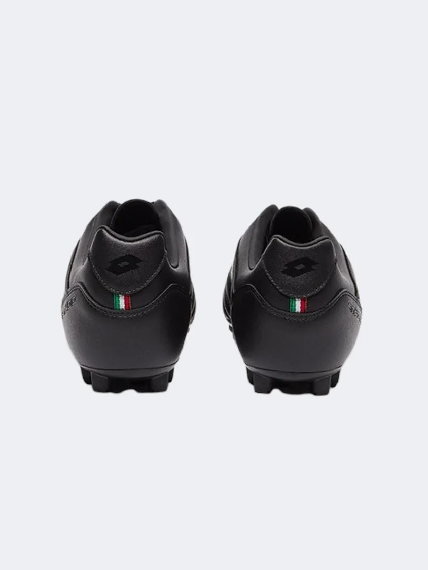 vegan shoes Running kids' shoes Lotto Stadio 705 Agm Men Football Shoes Black