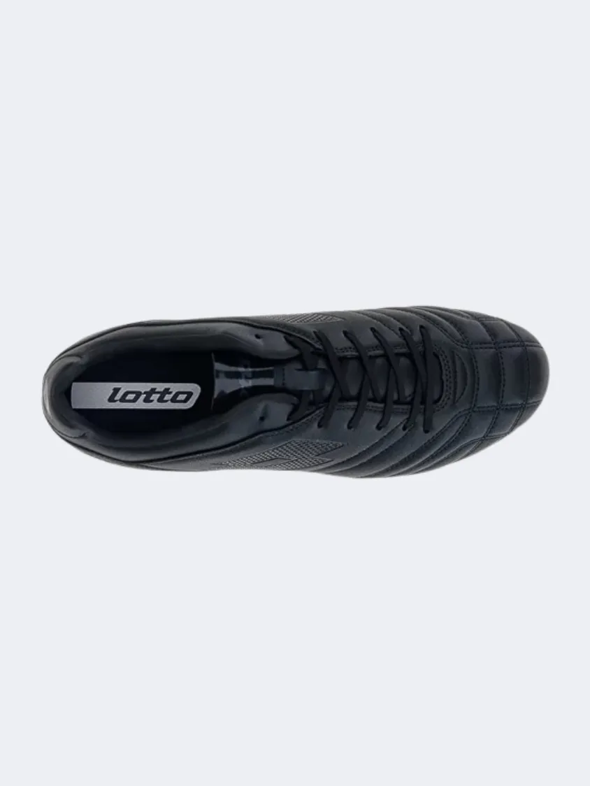 cleated shoes Lotto Stadio 705 Agm Men Football Shoes Black