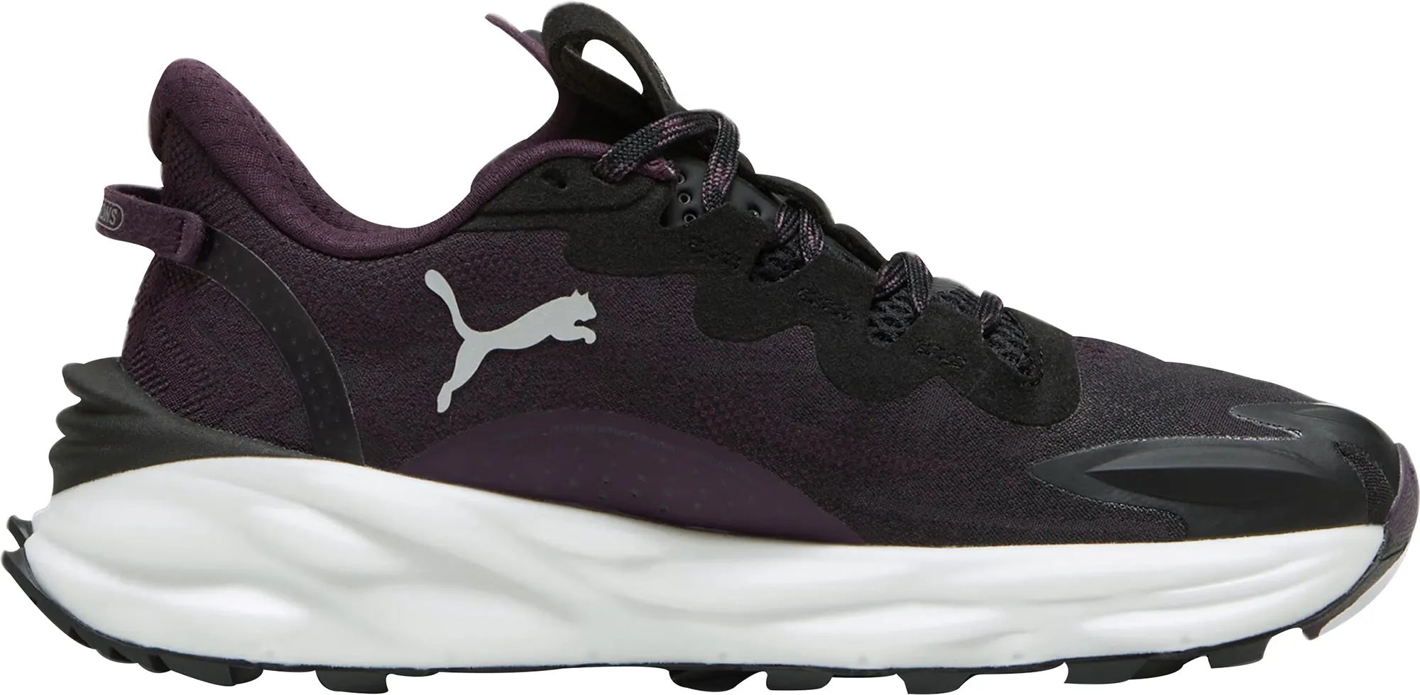 Sock Like Puma Fast-Trac Nitro 3 Womens Trail Running Shoes - Black