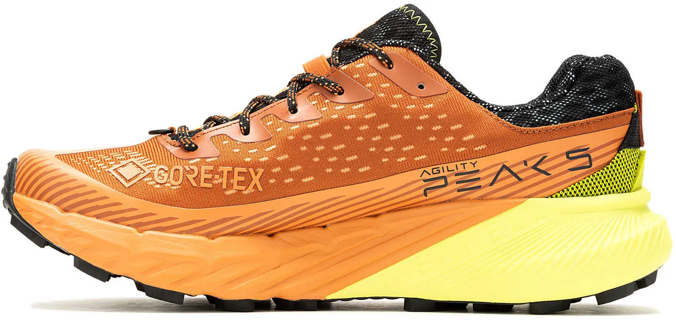 Merrell Agility Peak 5 GORE-TEX Mens Trail Running Shoes - Orange Workout Flex