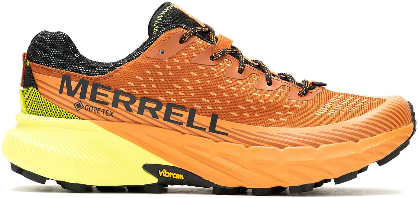 Light Motion Urban Terrain Merrell Agility Peak 5 GORE-TEX Mens Trail Running Shoes - Orange
