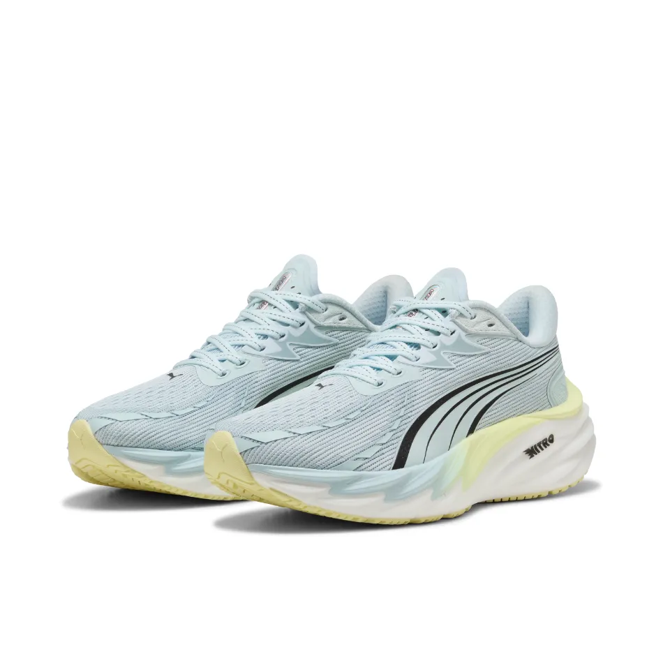running for a dream orthopedic shoes PUMA Women's Velocity NITRO 4 Running Shoes in Sea Glass/Gold Moon AW25