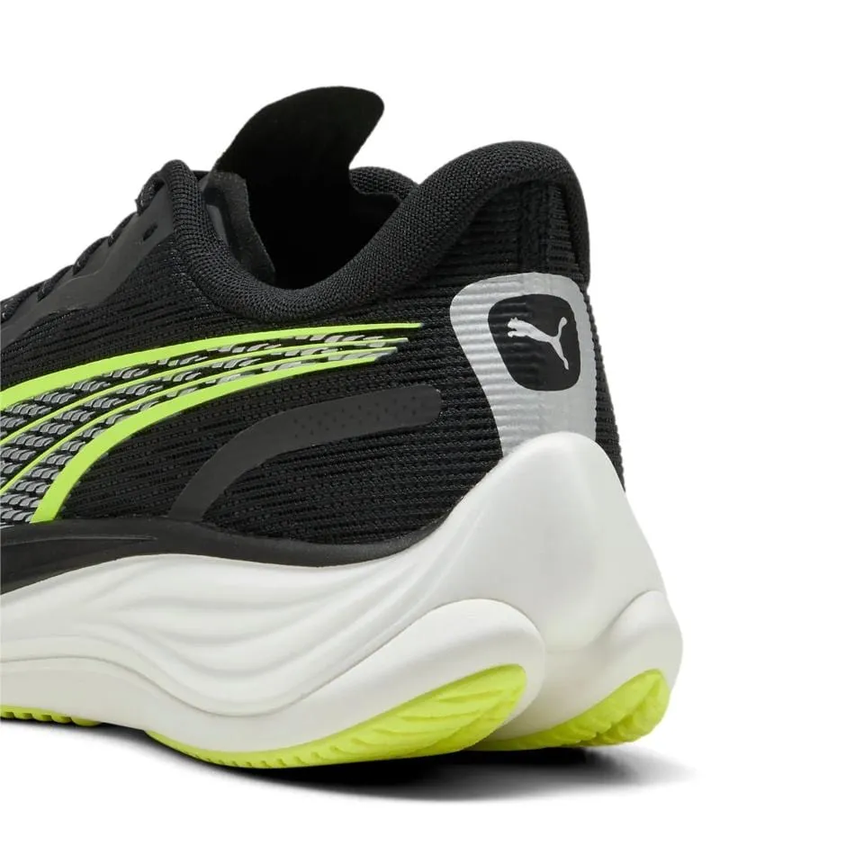 Puma Men's Velocity Nitro 3 Running Shoes in Puma Black/Yellow Alert SS25 speed - optimized shoes