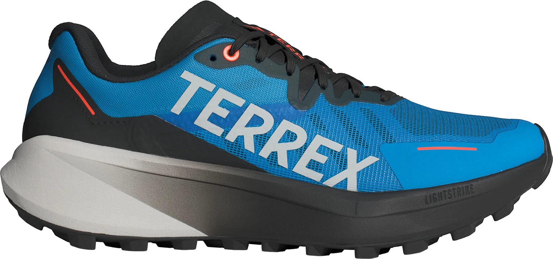 adidas Terrex Agravic 3 Mens Trail Running Shoes - Blue Clean Finish Sculpted Form