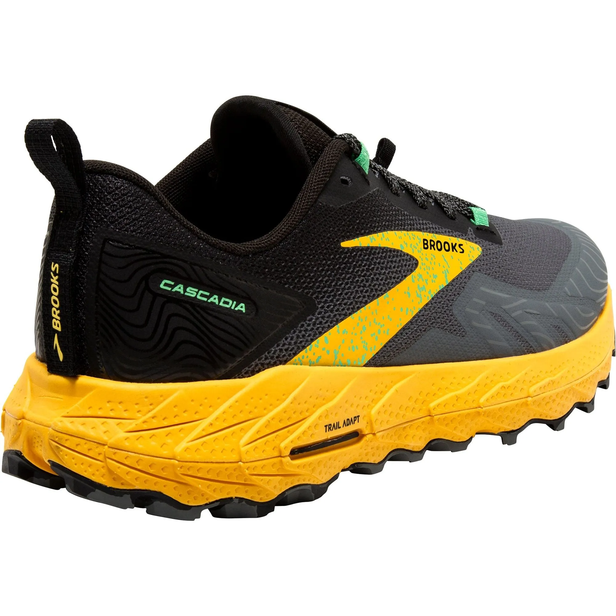 Brooks Cascadia 17 Mens Trail Running Shoes - Grey Fast Action
