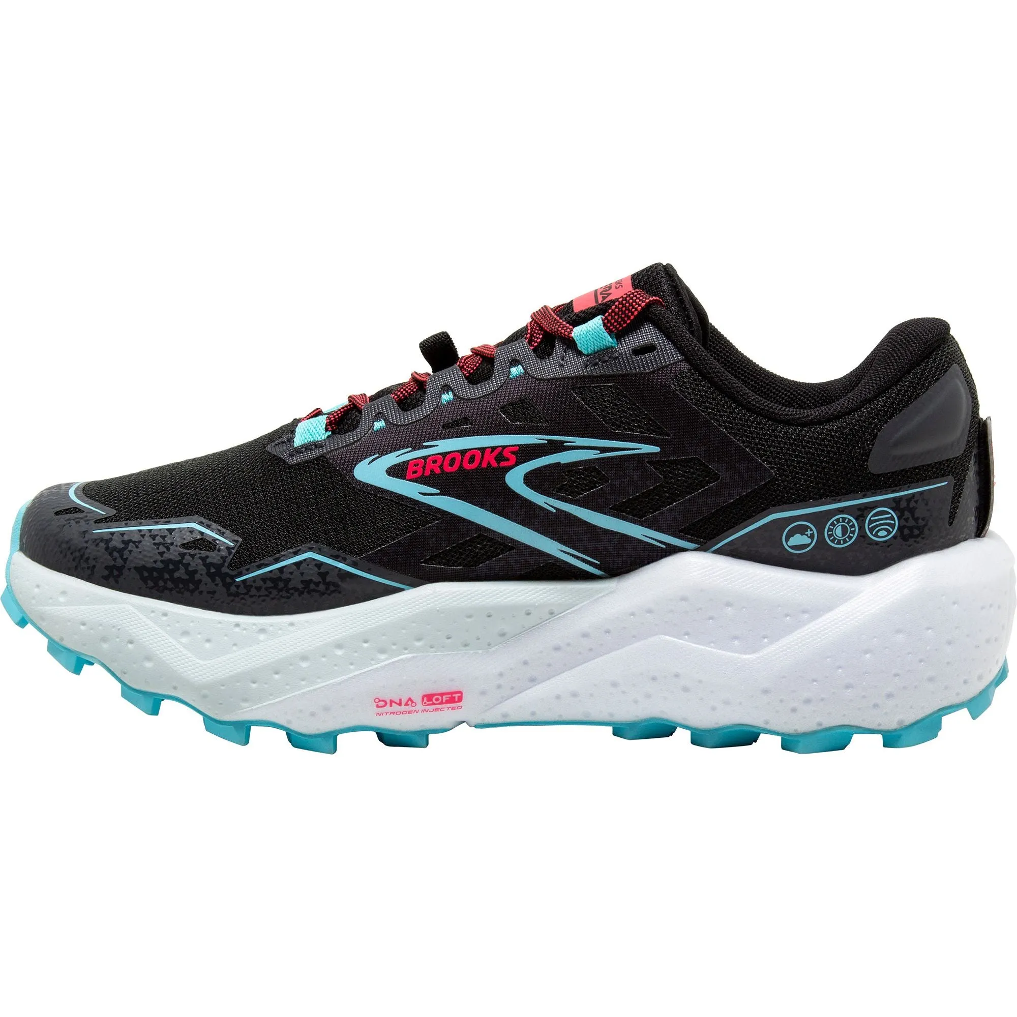Brooks Caldera 7 Womens Trail Running Shoes - Black Functional Mesh
