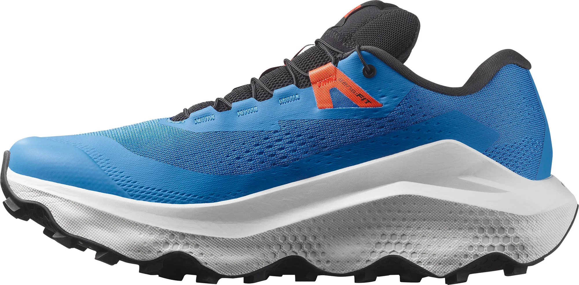 Salomon Ultra Glide 3 Mens Trail Running Shoes - Blue Low weight design helps conserve training energy Knit Upper