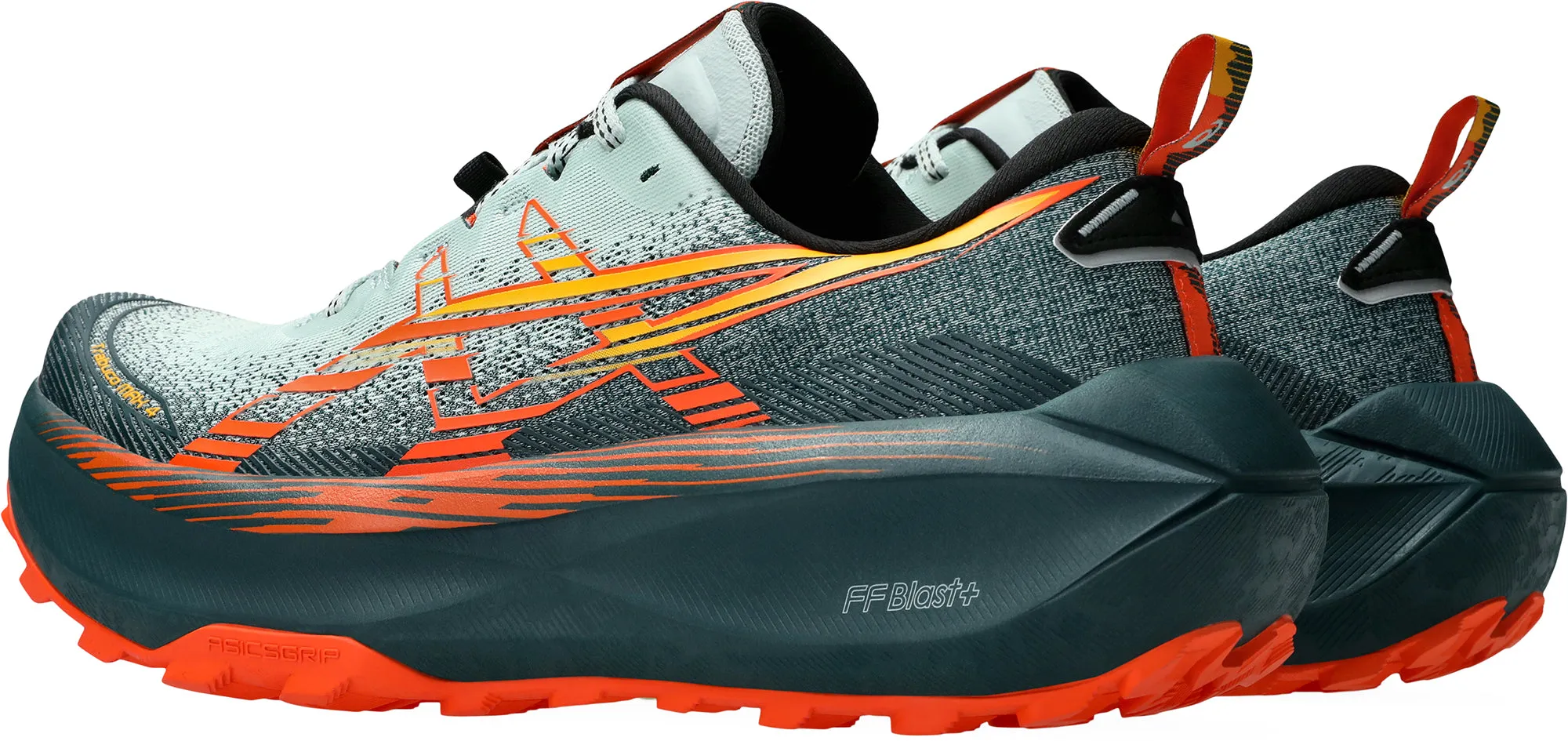 Active Performance Stride Focus Asics Trabuco Max 4 Mens Trail Running Shoes - Green