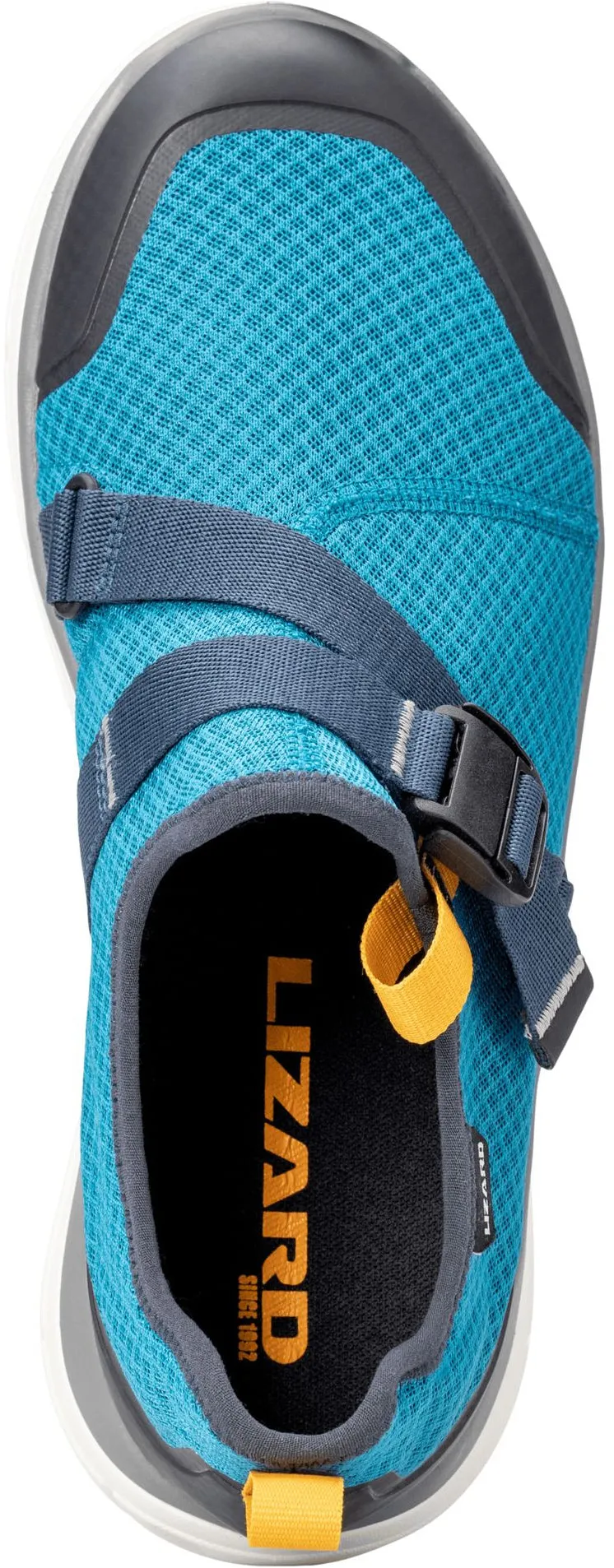 Reinforced Seams Lizard Way Mens Walking Shoes - Blue