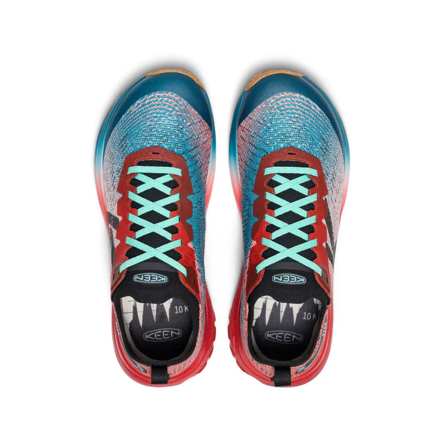 Comfort Benefits Men's Seek Trail Running Shoe  |  Grenadine/Ocean Depths