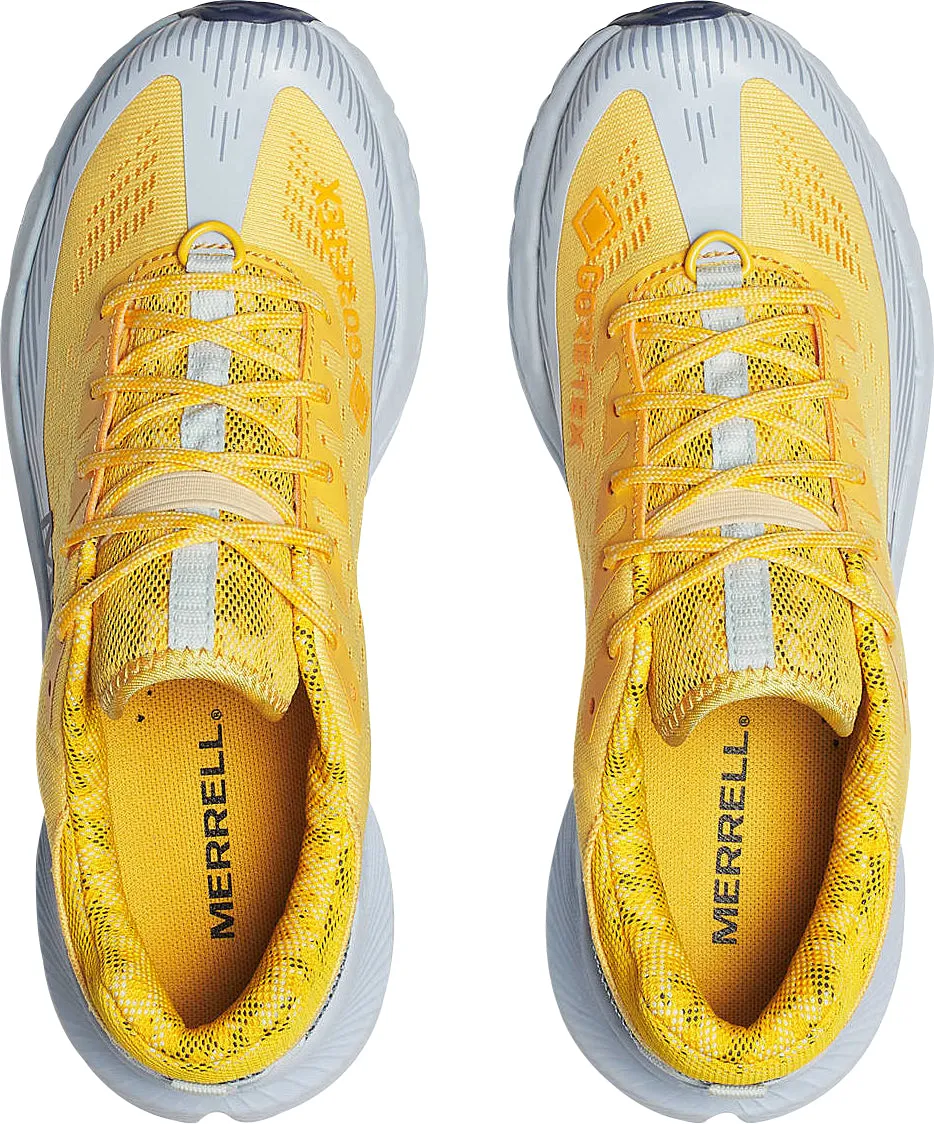 Stamina boost Merrell Agility Peak 5 Gore-Tex Womens Trail Running Shoes - Yellow