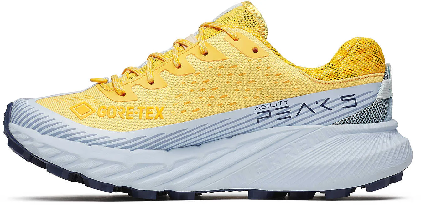 Merrell Agility Peak 5 Gore-Tex Womens Trail Running Shoes - Yellow Functional Design Active Lifestyle