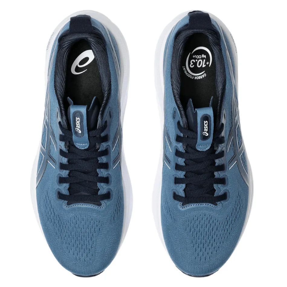 Retro - style fabric upper shoes ASICS Men's GEL-KAYANO 32 Running Shoes in Winter Sea/Midnight AW25