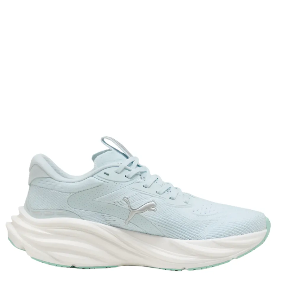 PUMA Women's Magnify NITRO 3 Running Shoes in Sea Glass/Mint Melt AW25 Cutting-edge wet - weather