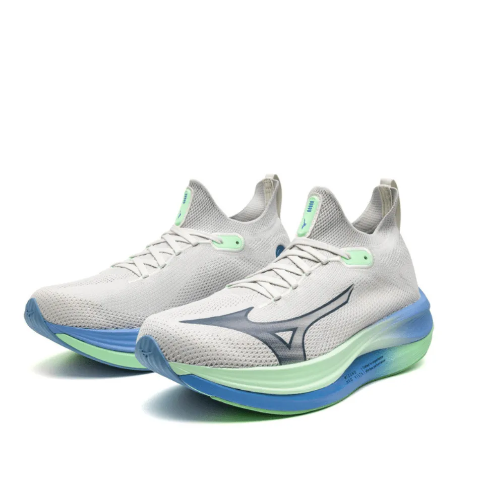 Mizuno Men's Neo Vista Running Shoes in Nimbus Cloud/Vintage Indigo/Neo Mint SS25 long - distance runners' shoes anti - slip shoes