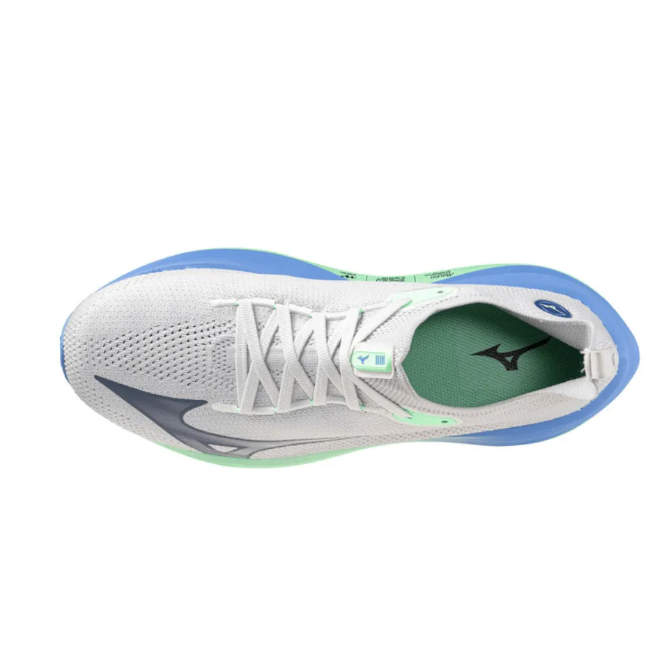 Mizuno Men's Neo Vista Running Shoes in Nimbus Cloud/Vintage Indigo/Neo Mint SS25 Stable Fit