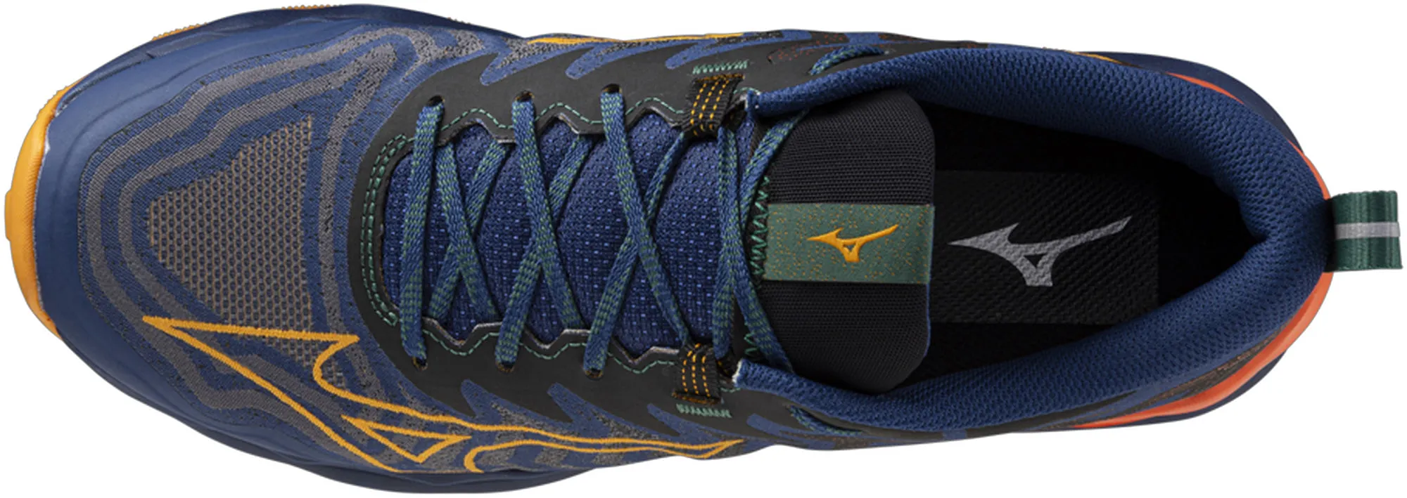 Mizuno Wave Daichi 8 Mens Trail Running Shoes - Blue Comfort arch