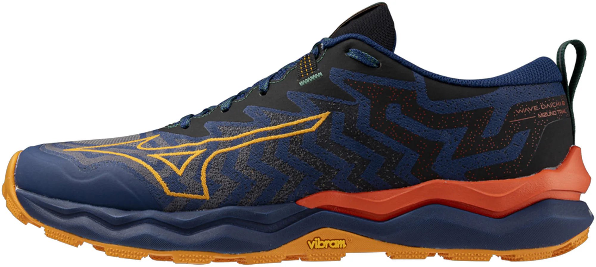 Mizuno Wave Daichi 8 Mens Trail Running Shoes - Blue Balance Tech