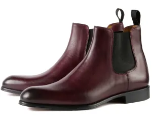 Milan Chelsea Boot Oxblood Ankle Height Everyday Wear Boots