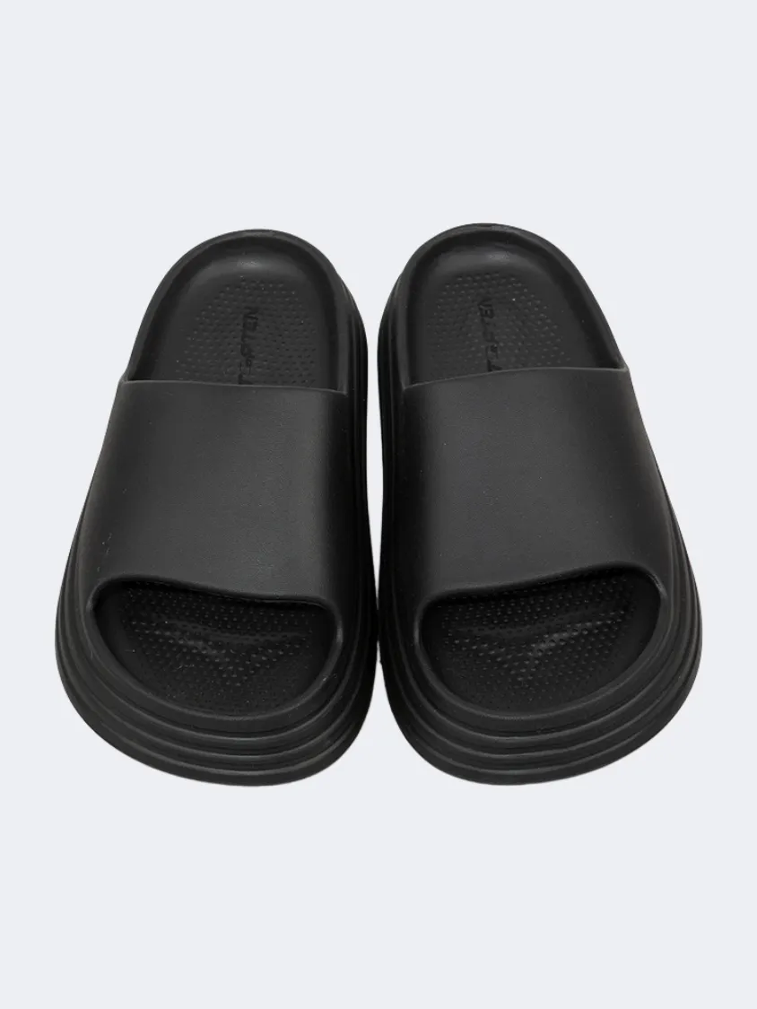 Top Ten Casual Beach Kids Slide Black Posture aid