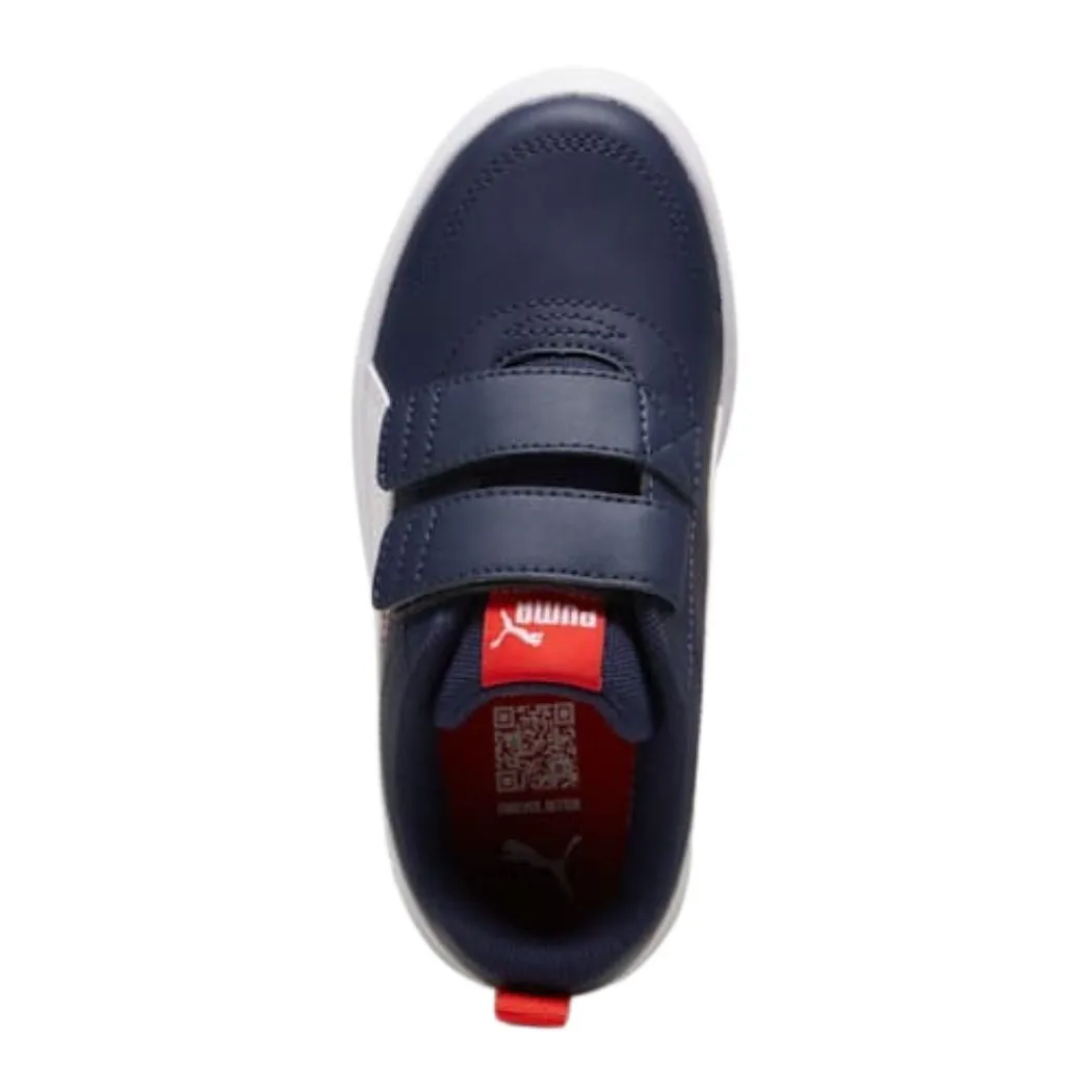 puma Courtflex V3 Kids Sneakers lightweight fabric evening run