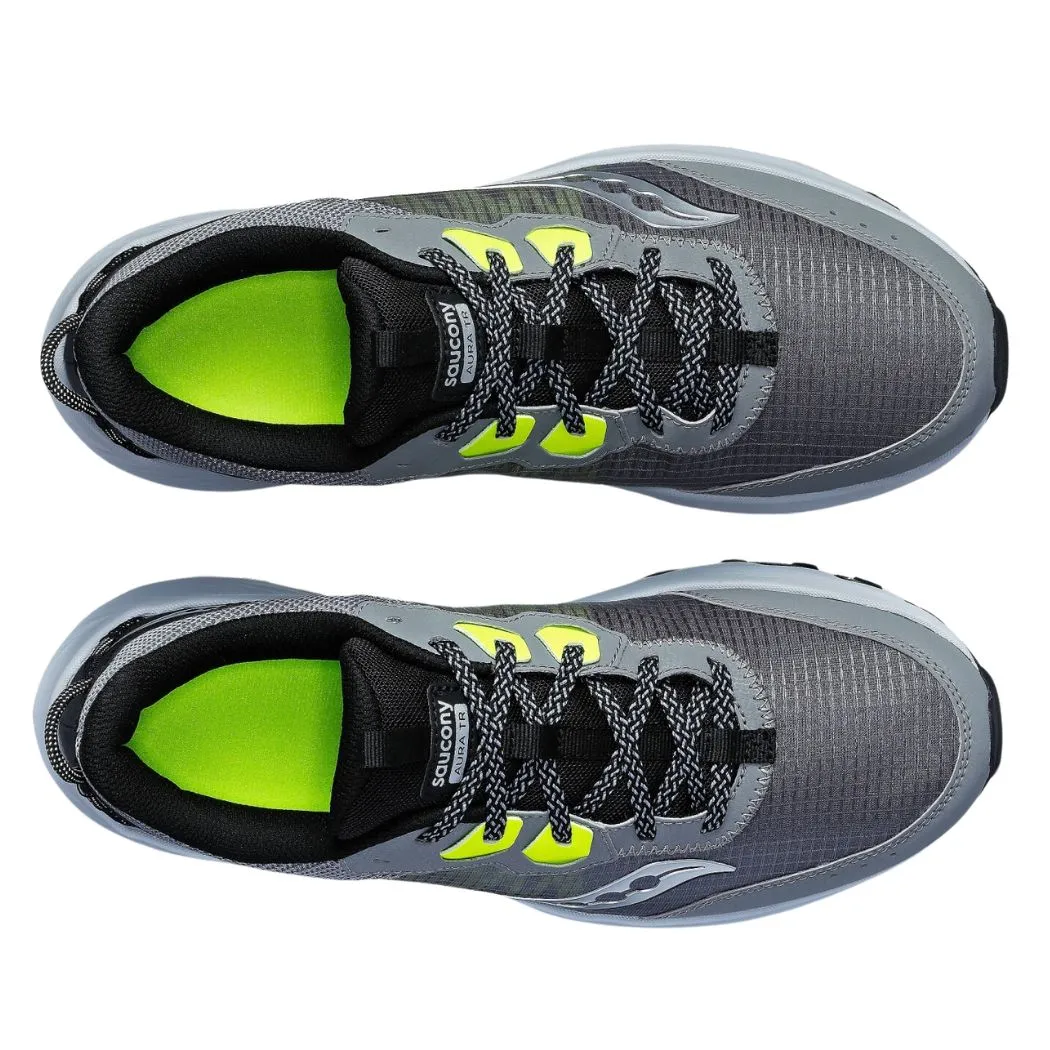 Anti Bacterial Secure saucony Aura TR Men's Trail Running Shoes