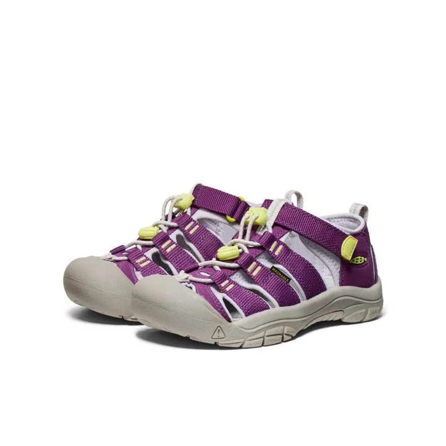 Big Kids' Newport H2  |  Charisma/Daiquiri Green Hiking Grip Ventilation zones help maintain a cool interior climate
