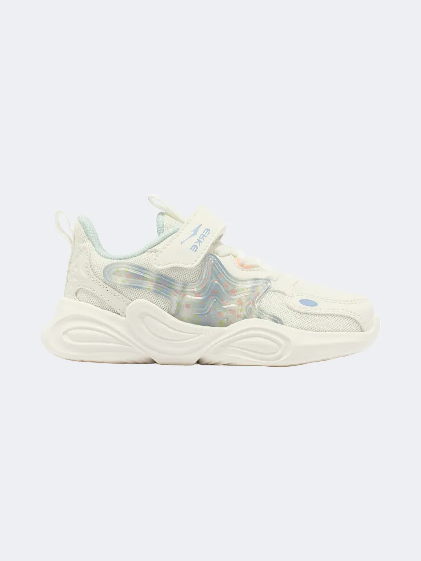 Pastel tone Erke Casual Infant-Girls Lifestyle Sneakers White/Bluish Violet