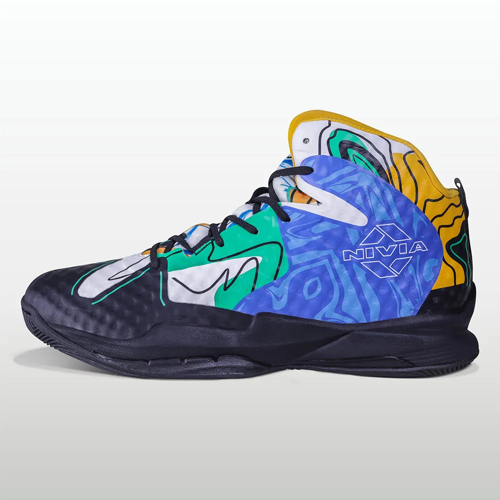 Nivia Street Art Basketball Shoes Reliable Footwear