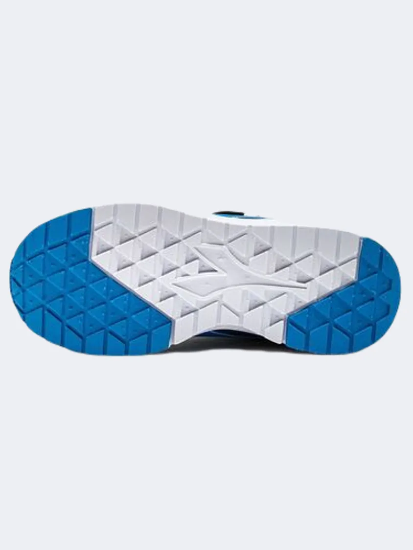 Diadora Falcon Sl V 4 Ps-Boys Running Shoes Blue/Navy/White Comfort Ankle Grace Walk