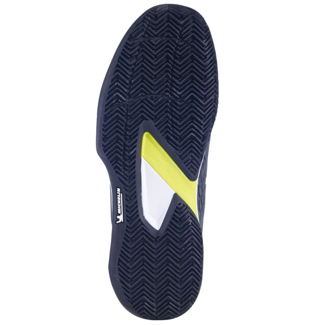 Babolat Propulse Fury 3 Clay Men Tennis Shoes - Grey/Aero Dry Lining Durable Build