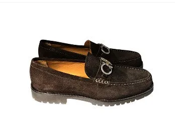 Pelle Suede "Newport" Suede Loafer P043-Brown Dust Guard
