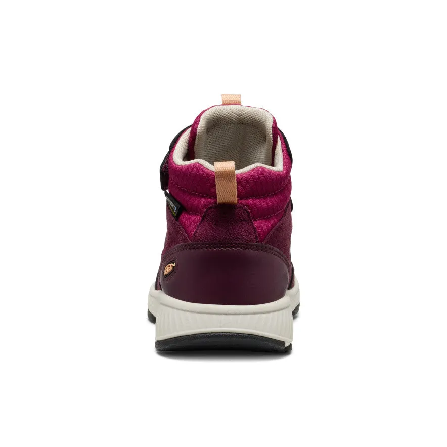Little Kids' Skua Waterproof Boot  |  Fig/Peach Fuzz Work Life Japan Neat