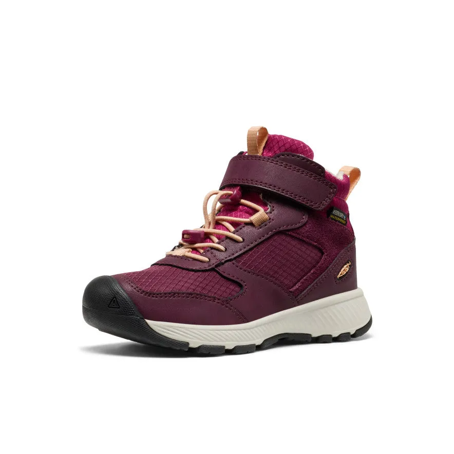 Little Kids' Skua Waterproof Boot  |  Fig/Peach Fuzz Dynamic Steps
