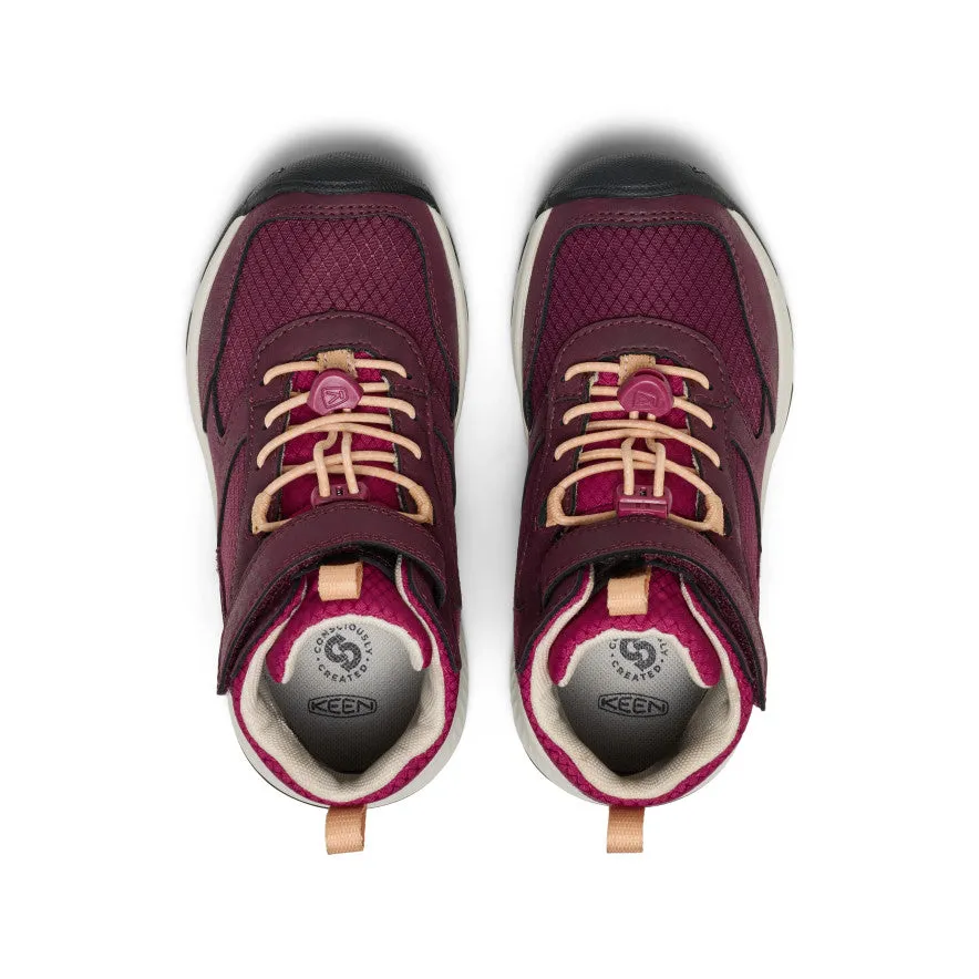 Little Kids' Skua Waterproof Boot  |  Fig/Peach Fuzz Full Cushion Step Support
