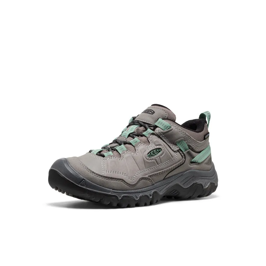 Durable outsole Women's Targhee IV Waterproof Hiking Shoe  |  Alloy/Granite Green