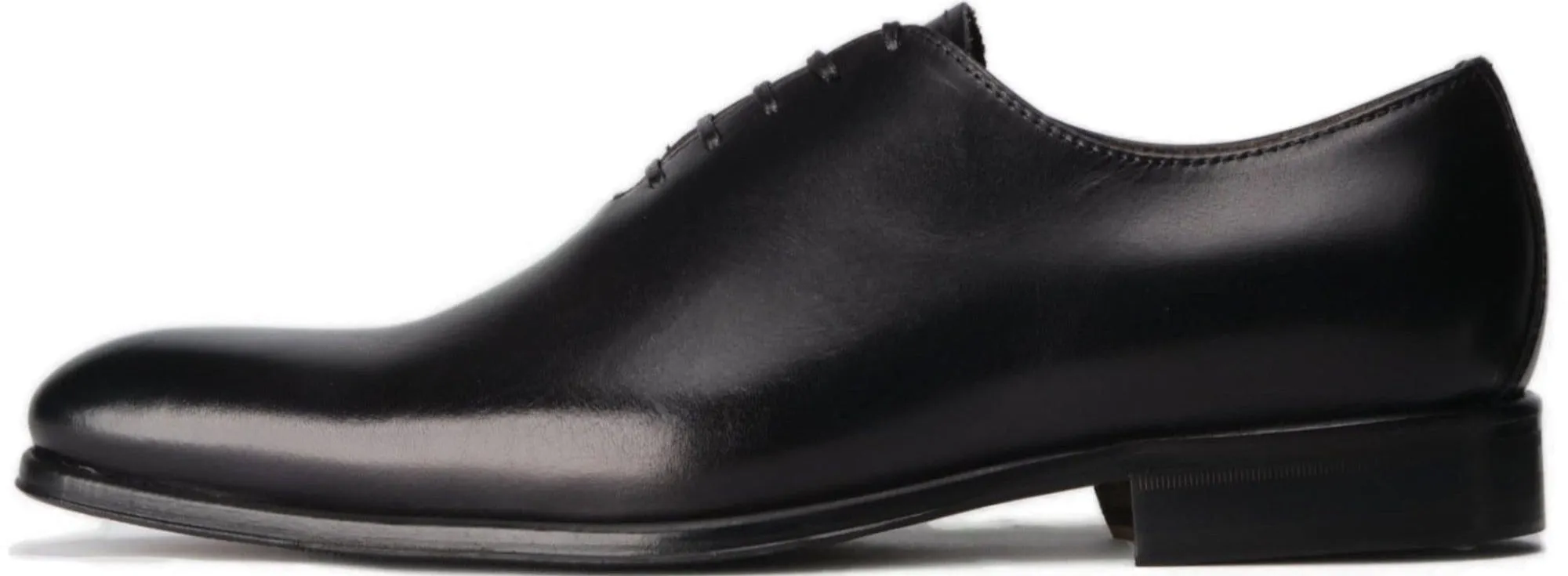 Comfortable Heel Benson Wholecut Oxford Black