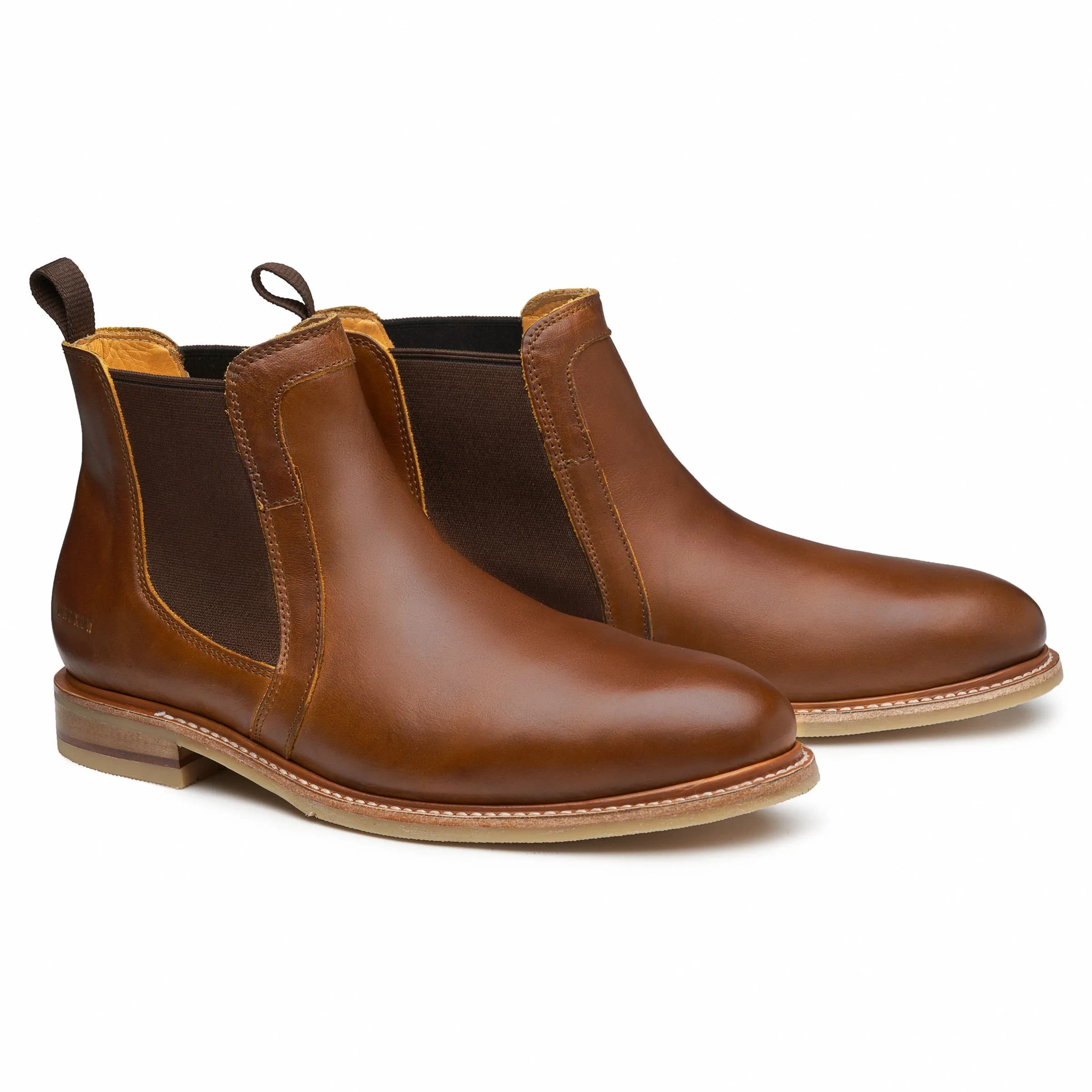STEEL TOE CHELSEA BOOT WALLACE AMBER Easy to Wear Day Comfort Walk