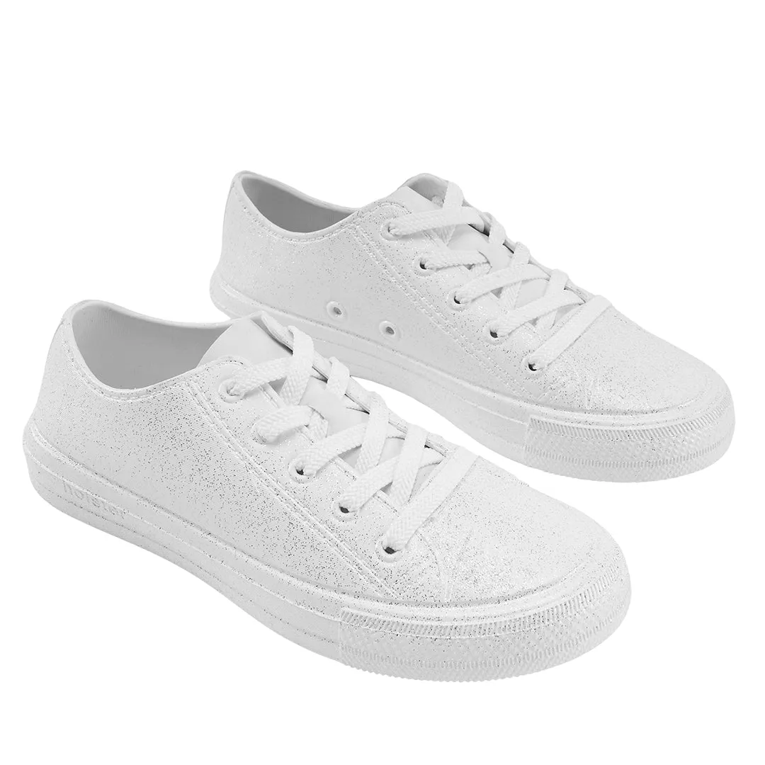 Light Fit Ice Step Connie - White Glitter