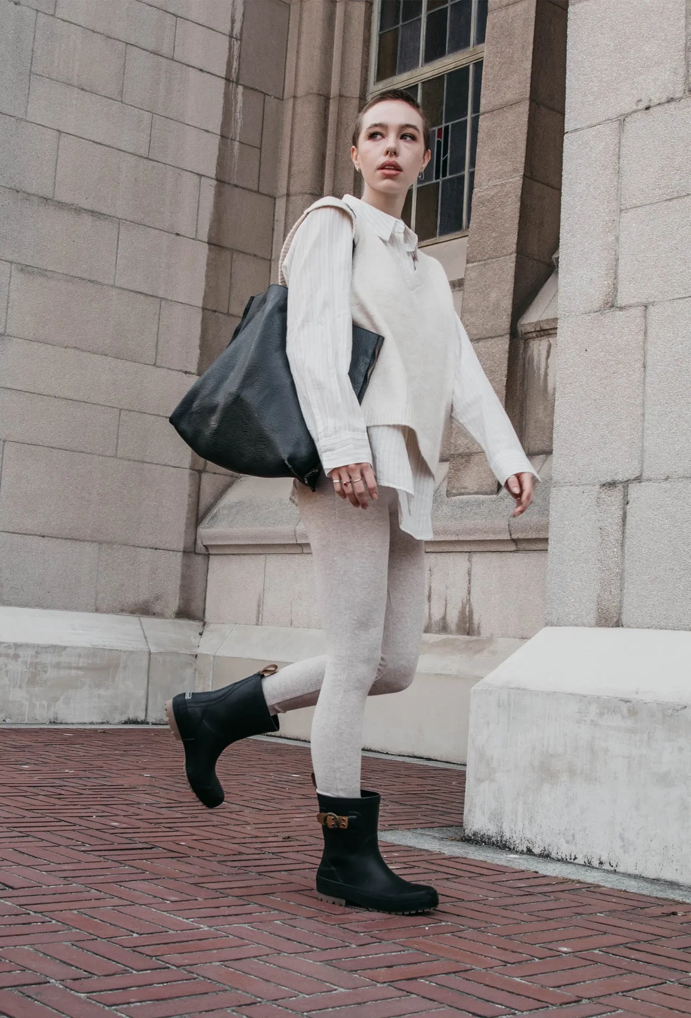 EVERYDAY MID RAIN BOOT - BLACK Functional Outdoor