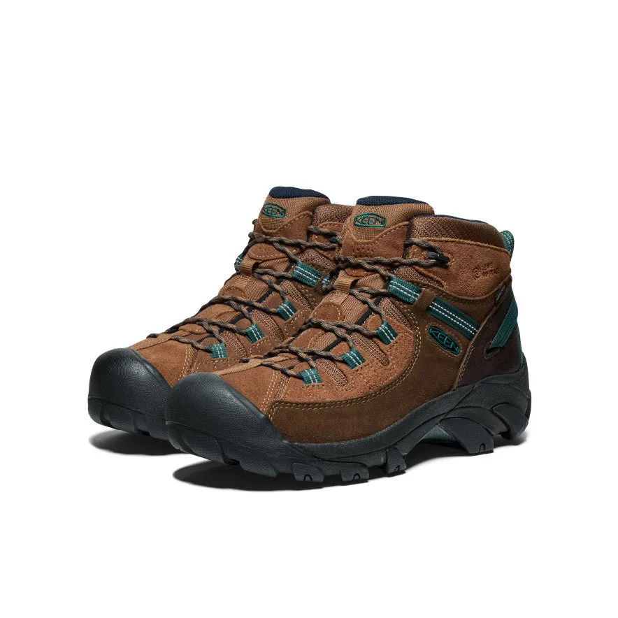 Upper overlay adds light structure and containment Form Retention Men's Targhee II Waterproof Hiking Boot x Leave No Trace  |  Leave No Trace