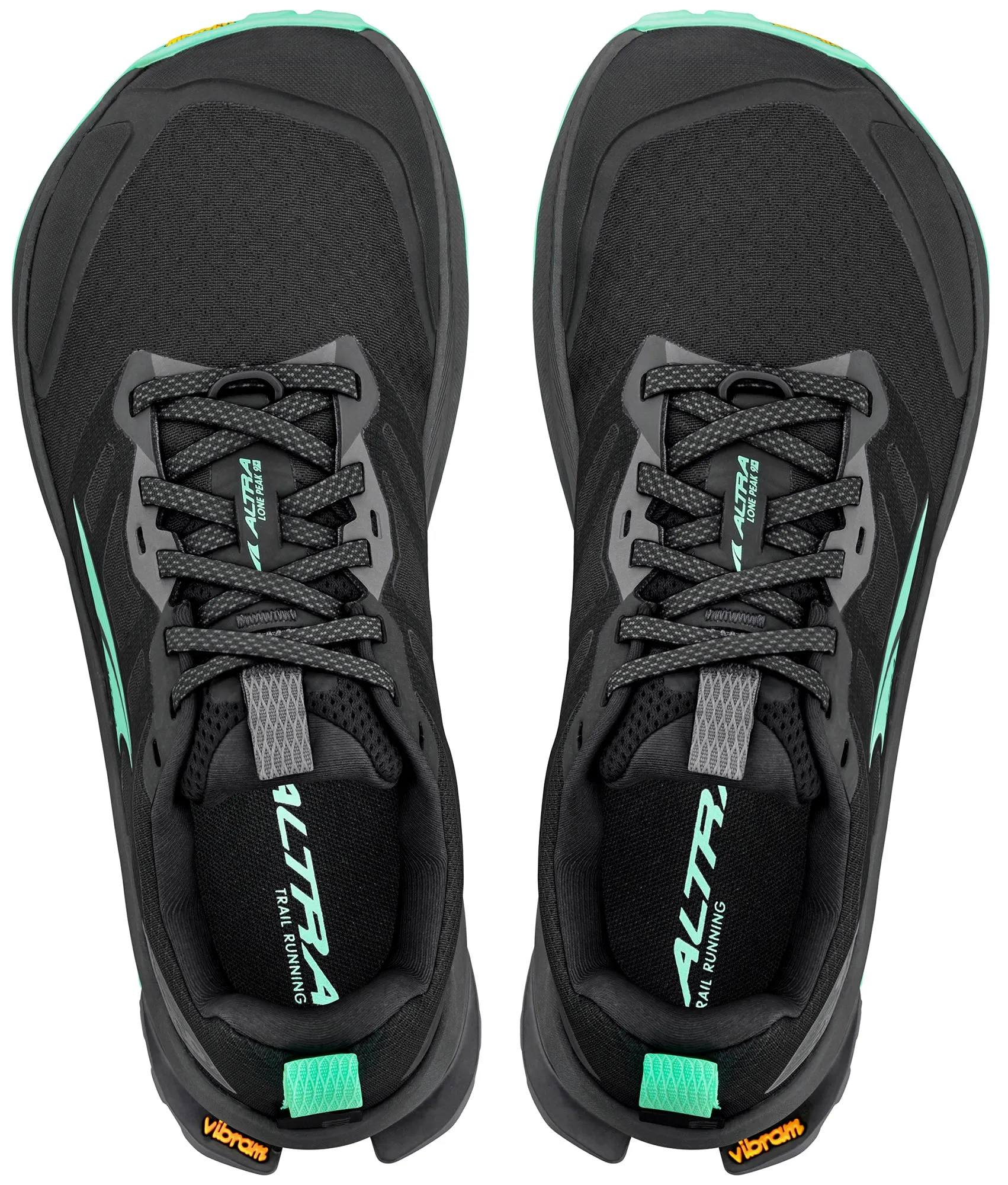 Anti   Fatigue Performance Tech Altra Lone Peak 9  Womens Trail Running Shoes - Black