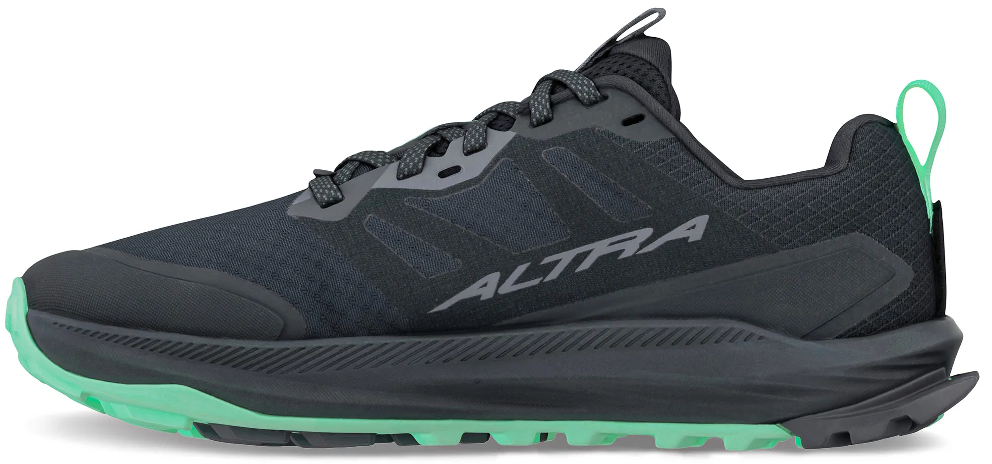 Altra Lone Peak 9  Womens Trail Running Shoes - Black High Density Wear resistant