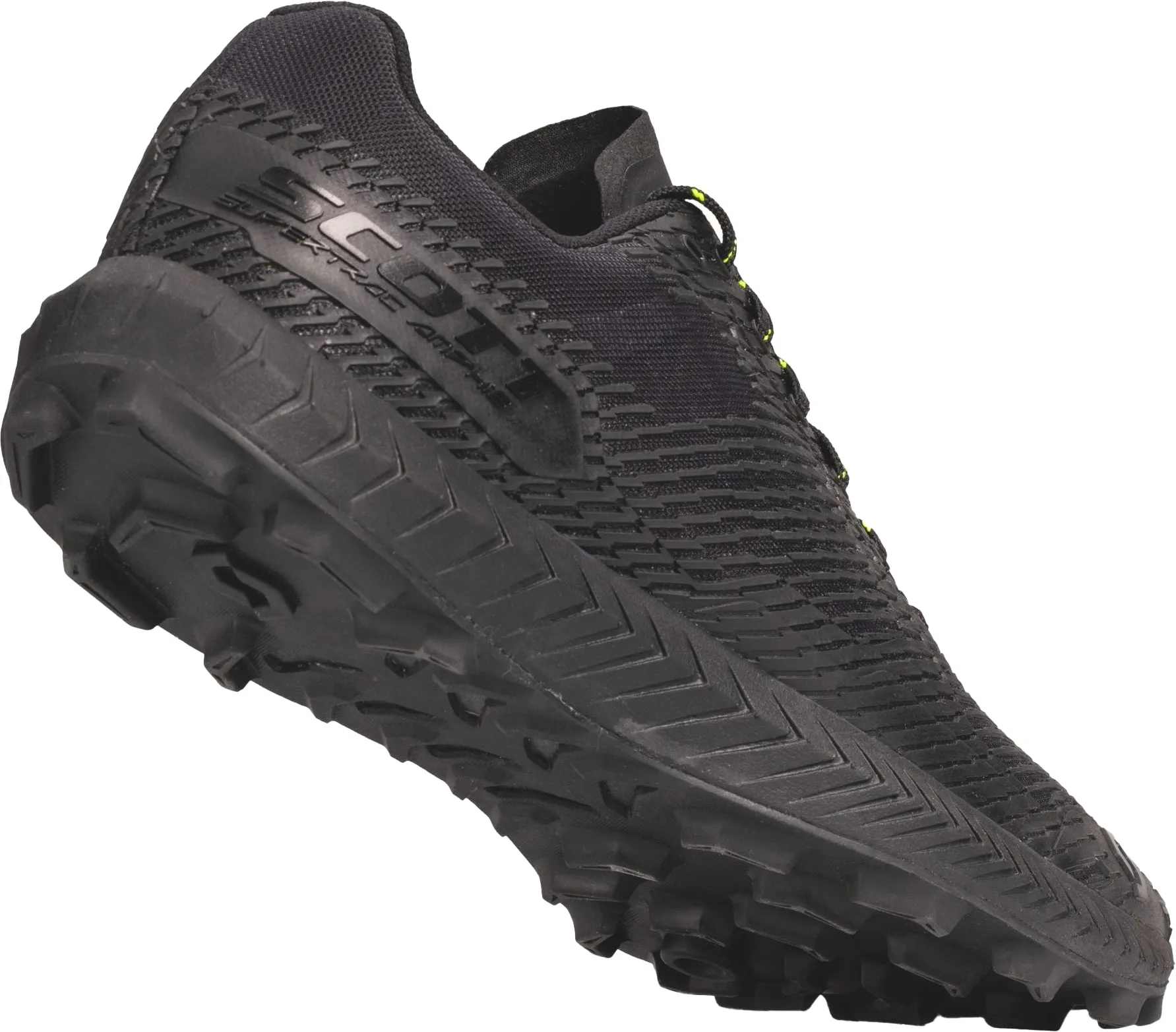 Elastic Sole Scott Supertrac Amphib Mens Trail Running Shoes - Black