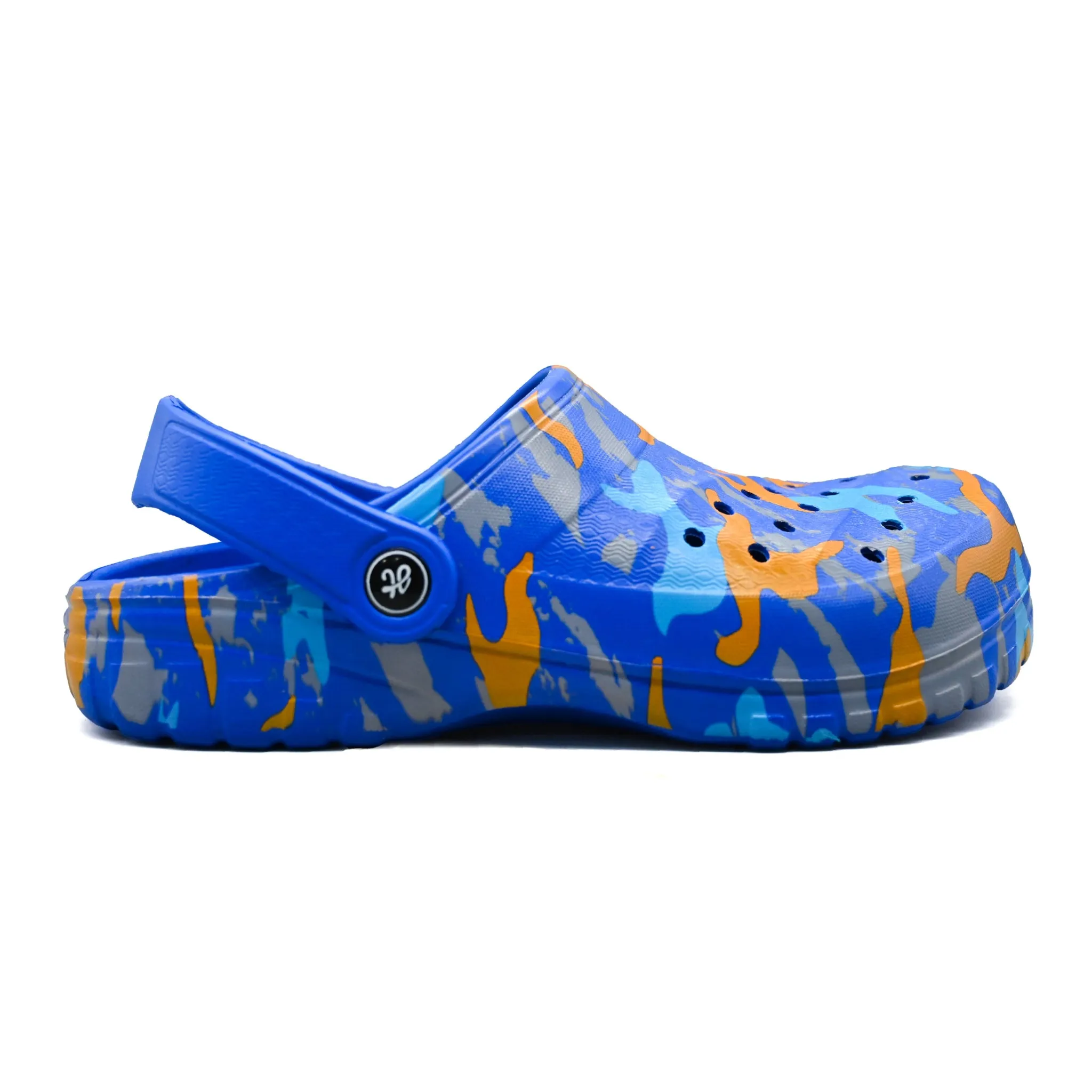 Moisture wicking Hippies Print - Royal Camo