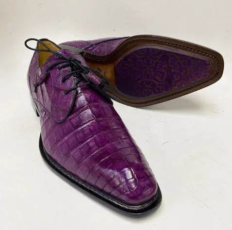 Angel Glow Mesh Upper "Cratos" Crocodile Derby Purple