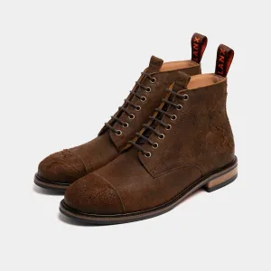 Stylish Office Profile Work Ready Shoes TASKER // BRONZE BROWN