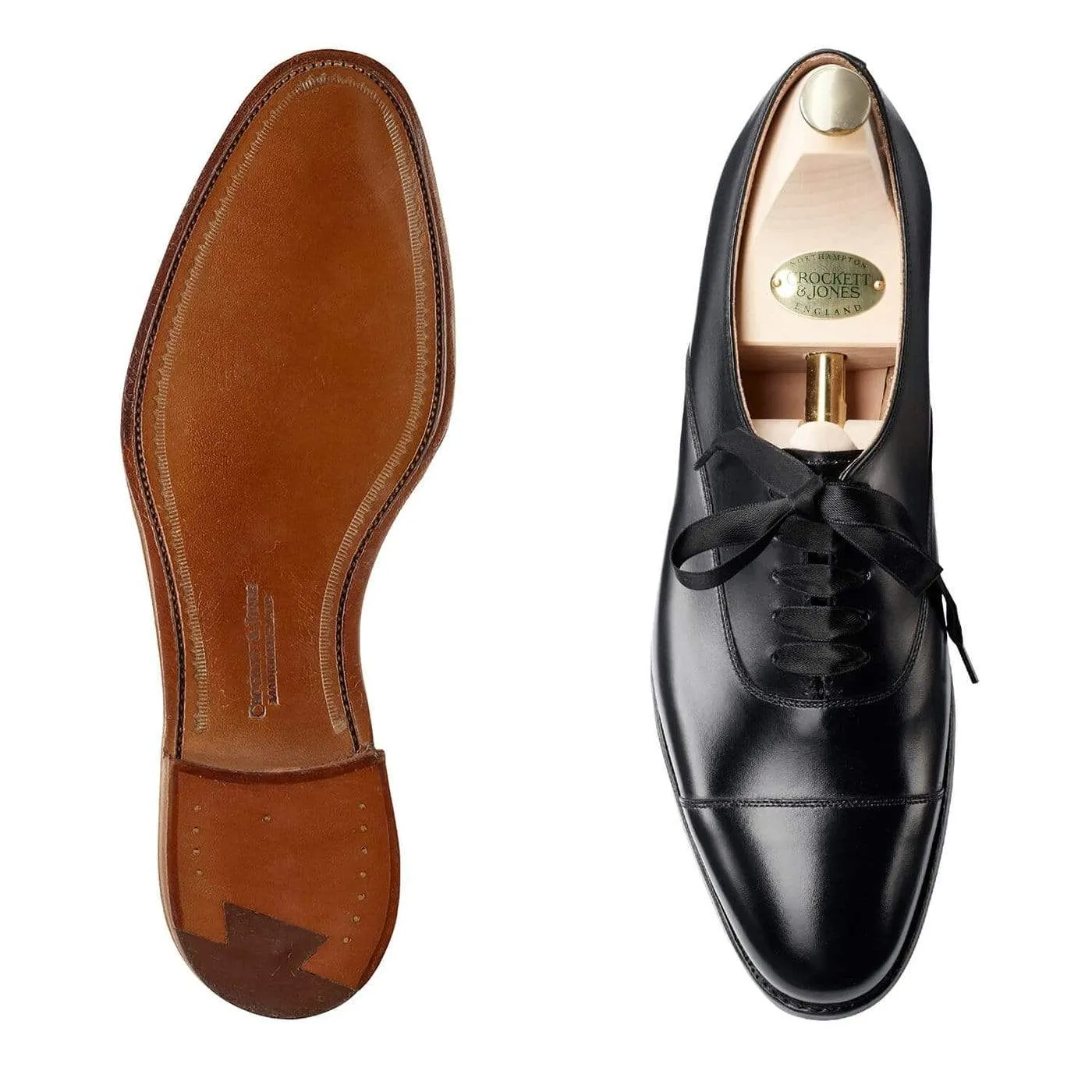 Leather Slip On Practical Florence Black Calf