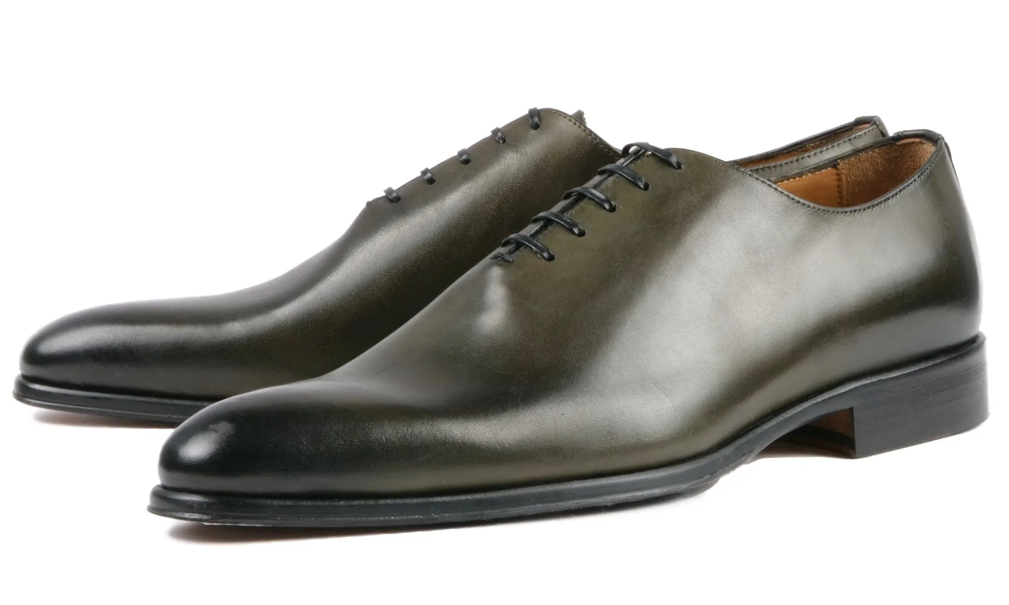 Benson Wholecut Oxford Olive Green Practical
