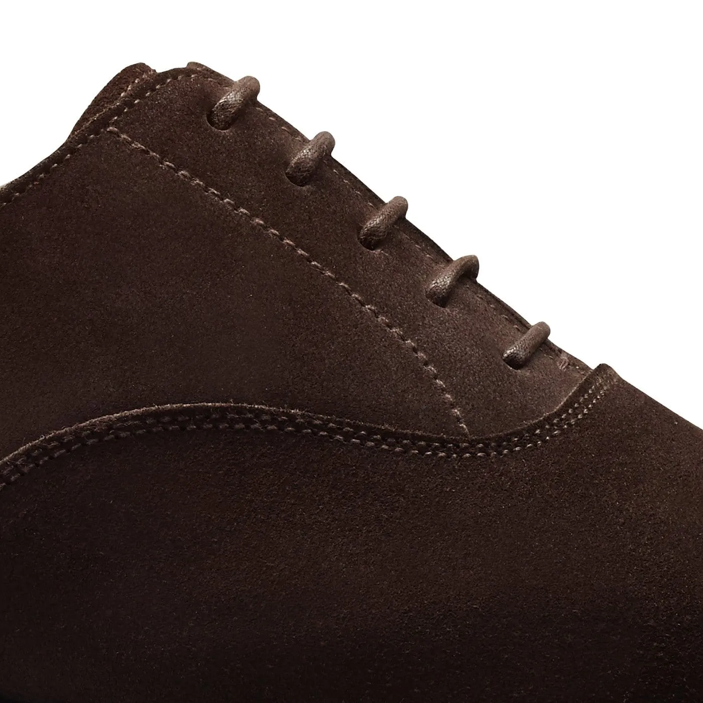 Chic Leather Look Easy Walking Hallam Espresso Calf Suede